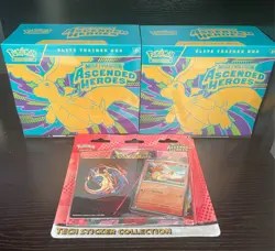Pokemon Ascended Heroes Elite Trainer Box ETB + Charmander Tech Sticker | SEALED - Image 1