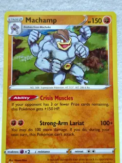 Machamp 88/196 Lost Origin Rare Holo Pokemon TCG - Image 3