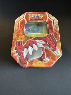 Pokemon TCG Lot 120+ Cards W/ Groudon Tin - Image 1