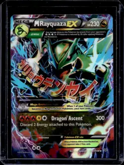 2015 Pokemon XY Roaring Skies M Rayquaza Holo #61/108 - Image 1