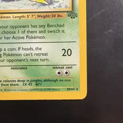 Pokemon Vintage Non-Holo Rare Victreebel Jungle 30/64 Wotc 1999 - Image 4