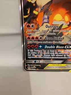 Pokemon Reshiram & Charizard GX SM201 Tag Team Alternate Art Full Art Promo Card - Image 4