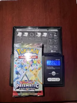 1x 22.48 Gram HEAVY Prismatic Evolutions Pack! Sealed! PRE S&V Pokemon TCG ENG - Image 1
