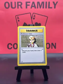 Professor Oak 88/102 Base Set Common Shadowless 1999 WOTC Pokemon TCG MP - Image 1