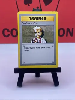 Professor Oak 88/102 Base Set Shadowless Uncommon 1999 WOTC Pokemon TCG MP - Image 2