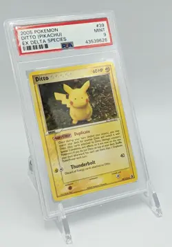 Pokemon Ditto 39/113 Pikachu EX Delta Species PSA 9 SUPER LOW POP 4 in the World - Image 1