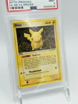Pokemon Ditto 39/113 Pikachu EX Delta Species PSA 9 SUPER LOW POP 4 in the World - Image 4