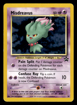 Misdreavus Black Star Promo #39 - NEAR MINT Pokemon - Image 1