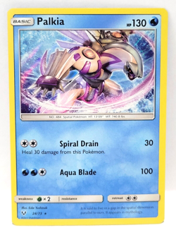 Pokemon TCG Palkia 24/73 Shining Legends Sun & Moon Holo Rare Near Mint/Mint - Image 1