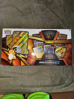 Sealed Pokemon Shining Legends Raichu GX Box— Box Damage, See Pics/Description - Image 1