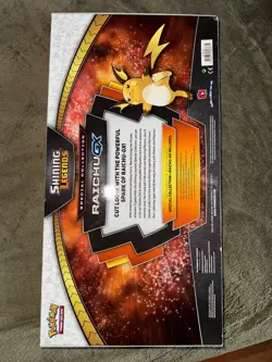 Sealed Pokemon Shining Legends Raichu GX Box— Box Damage, See Pics/Description - Image 3