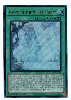 Yu-Gi-Oh! Witch of the White Forest ALIN-EN058 Ultra Rare - Image 1
