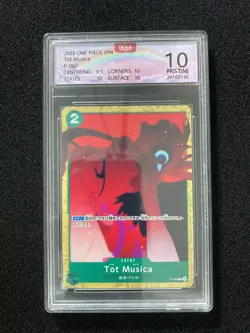 2023 One Piece Japanese Card Game #P-060 P Tot Musica OCD 10 Pristine OC83 - Image 1