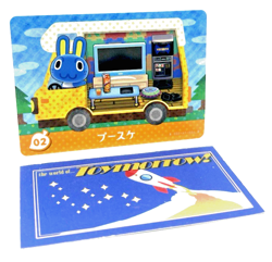 Animal Crossing New Leaf Welcome Nintendo Amiibo - HOPKINS #02 - Authentic Card - Image 1