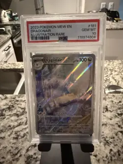 Dragonair Holo Illustration Rare Pokemon TCG Card Scarlet & Violet 151 PSA 10 - Image 1