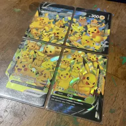 Pikachu V-Union [Set of 4] SWSH: Sword & Shield Promo Cards Holo - Image 1