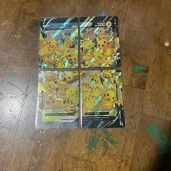 Pikachu V-Union [Set of 4] SWSH: Sword & Shield Promo Cards Holo - Image 3