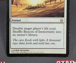 MTG Beacon of Immortality- DAMAGED -Fifth Dawn Magic the Gathering Card # 006 - Image 4