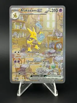 Pokemon Alakazam EX TCG Card 201/165 SV Scarlet & Violet 151 NM Condition - Image 1