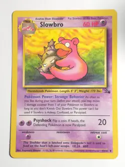 SLOWBRO - 43/62 - Fossil - Pokemon Card - Image 1