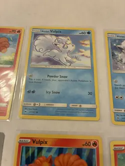 Lot of 12 Vulpix and Ninetales Pokemon Cards - Image 2