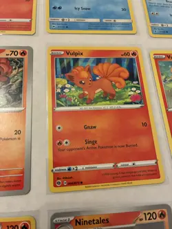 Lot of 12 Vulpix and Ninetales Pokemon Cards - Image 4