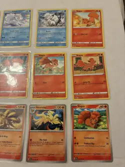 Lot of 12 Vulpix and Ninetales Pokemon Cards - Image 5