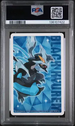 2012 POKEMON BLACK 2 PLAYING CARDS 8 OF CLUBS GOLURK PSA 10 - Image 2