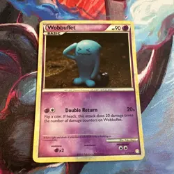 Wobbuffet 13/123 Holo Rare HeartGold & SoulSilver Pokemon Card 2010 Vintage LP - Image 1