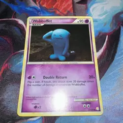 Wobbuffet 13/123 Holo Rare HeartGold & SoulSilver Pokemon Card 2010 Vintage LP - Image 2
