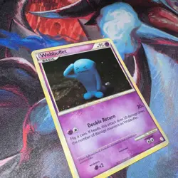 Wobbuffet 13/123 Holo Rare HeartGold & SoulSilver Pokemon Card 2010 Vintage LP - Image 3