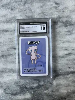 2019 POKEMON PLAYING CARDS JAPANESE MEW OLD MAID CGC 10 RC7 - Image 1