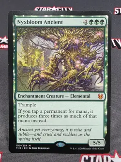 MTG Nyxbloom Ancient- DAMAGED -Theros Beyond Death Magic the Gathering Card #190 - Image 1