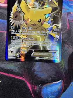 Pokemon XY Black Star Promo Pikachu EX #XY124 Holofoil Trading Card - Image 5