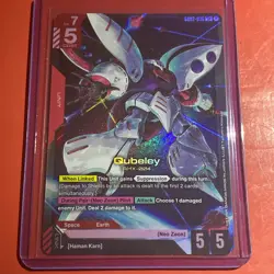 Qubeley (LR) GD02-036 Gundam TCG Card Game NM Sole Owner Never Played - Image 1