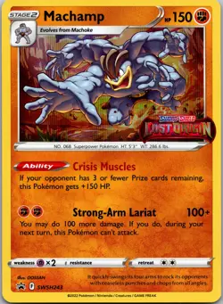 Machamp SWSH: Sword & Shield Promo Cards #SWSH243 (A) - Image 1