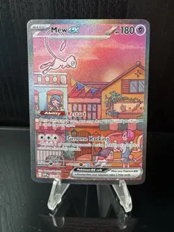 Mew ex 053 Holo Scarlet & Violet 151 Promo Pokemon Card - Image 1
