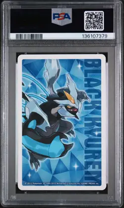 2012 POKEMON BLACK 2 PLAYING CARDS 6 OF DIAMONDS EEVEE PSA 9 - Image 2