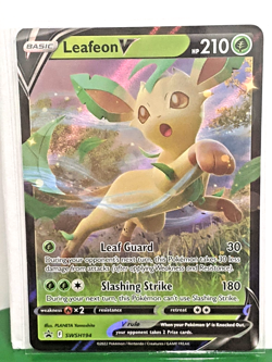 Leafeon V SWSH194 SWSH: Sword & Shield Promo Cards Holo Black Star Promo NM - Image 1