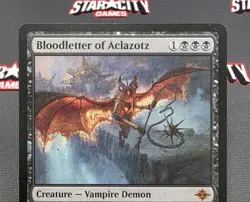 MTG Bloodletter of Aclazotz- DAMAGED -The Lost Caverns of Ixalan Magic Card # 92 - Image 3