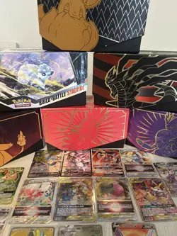 Pokemon TCG GX VSTAR Tag Team 100 Card Lot Charizard Mew Lugia Holo Foil - Image 1