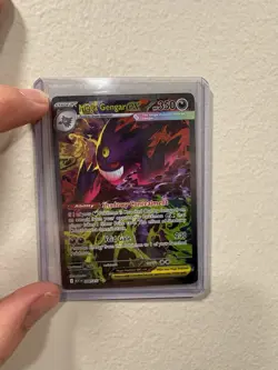 Pokemon Mega Gengar EX Full Art Foil Card 350 HP 230 Attack Stage 2 - Image 1