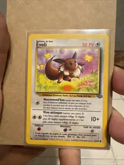 Pokemon TCG Eevee Jungle Card 51/64 Regular Common 1st Edition, French - Image 1
