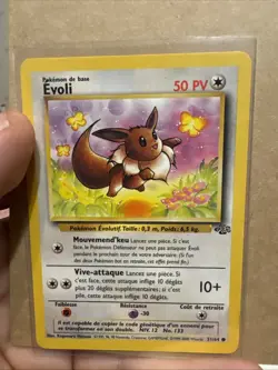 Pokemon TCG Eevee Jungle Card 51/64 Regular Common 1st Edition, French - Image 4