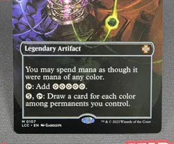 MTG Chromatic Orrery- DAMAGED -Lost Caverns of Ixalan Commander Magic Card # 107 - Image 4