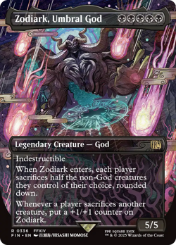 Zodiark, Umbral God (Foil) - 336 - Final Fantasy- Near Mint - MTG - Image 1