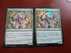 x2 Imperious Perfect #719 (Foil) NM/M Foundations FDN Magic MTG - Image 1