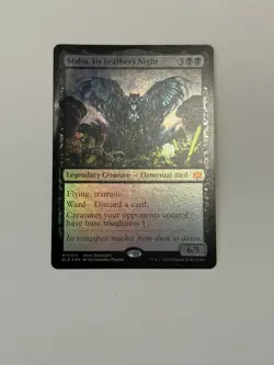 Maha, Its Feathers Night Bloomburrow Foil - Damaged - Image 4