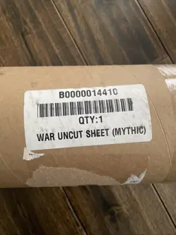 War of the Spark Uncut Foil Sheet - SEALED Mythic Edition Replacement - Image 1