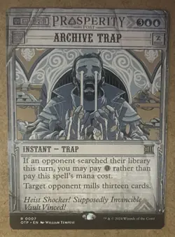 Archive Trap - Outlaws of Thunder Junction: Breaking News - NM MTG - Image 1